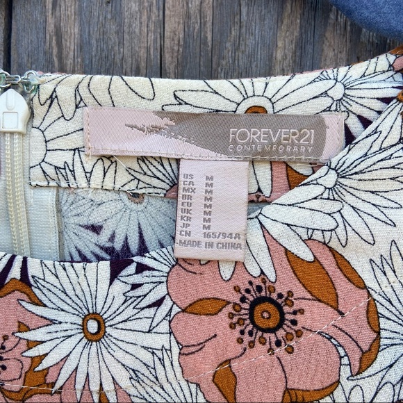 Floral spring long sleeve dress - Picture 3 of 5